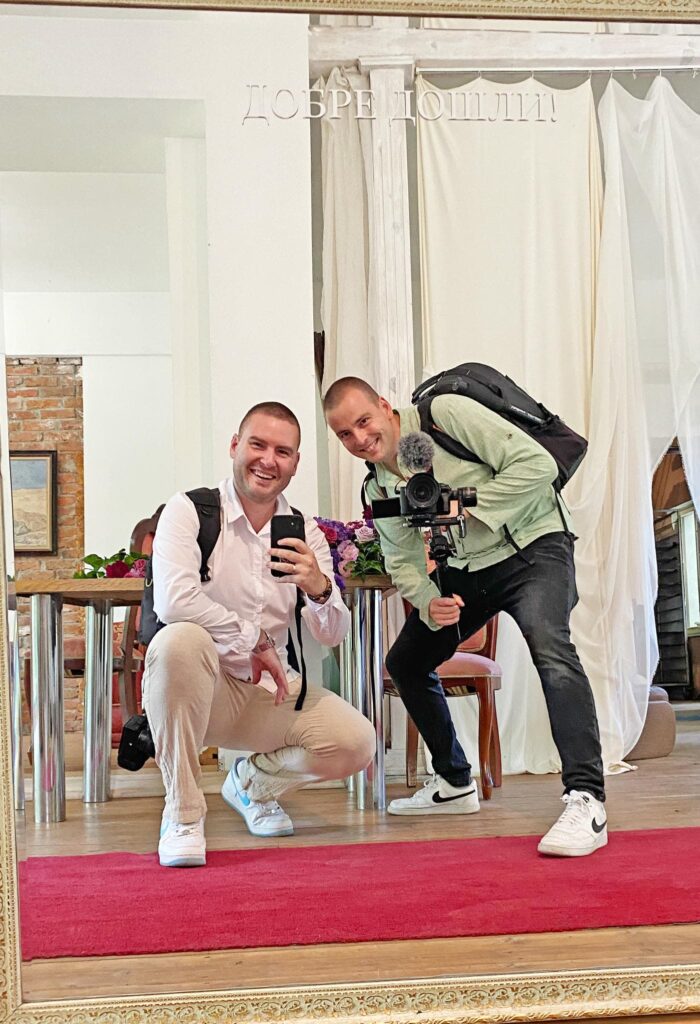 picture of kostadin loparski from loparski creative studio and petio stankov from movemotion